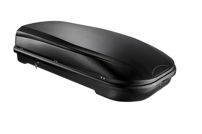 Автобокс Junior Easy 180x78x40cm с 80 mm крепежи, с ключ, 430 литра - черен гланц
