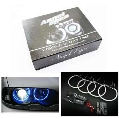 Ангелски Очи CCFL за BMW E46 седан, комби (1998-2005) / купе (1998-2003) - Син цвят