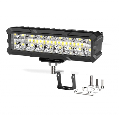 155 cm 93W Диоден Прожектор Супер Мощен Халоген Led Bar Лед Бар Бяла Комбиниранa Светлина 12V - 24V За АТВ SUF Джип 4х Offroad Камион