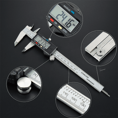 VERNIER CALIPERS STAINLESS STEEL 150mm DIG ШУБЛЕР
