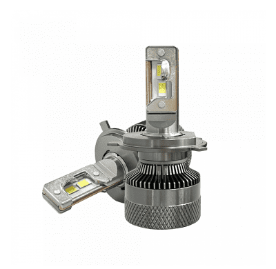 Комплект от 2 броя LED ЛЕД диодни крушки H4 Х4 12V 200W 17000lm за фарове Canbus без грешки 6000К къси/дълги