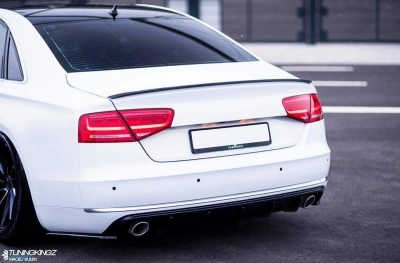 Добавки за задна броня Maxton design за Audi A8 D4 (2009-2013)
