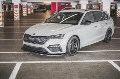 Спойлер за предна броня Maxton design за Skoda Octavia RS (2019-)