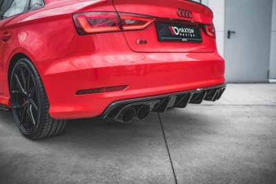 Дифузьор за задна броня Maxton design за Audi S3 8V (2012-2016)