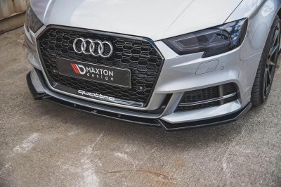 Спойлер за предна броня Maxton design за Audi S3/S-line 8V (2016-2020)