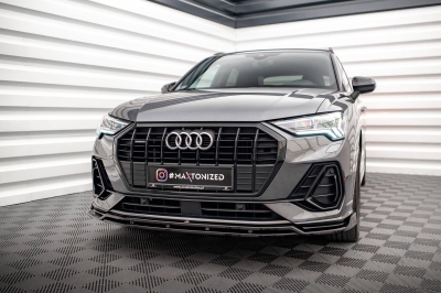 Спойлер за предна броня Maxton design за Audi Q3 S-line (2018-)