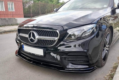 Спойлер за предна AMG Line броня Maxton design за Mercedes Benz W213 (2016-2020)
