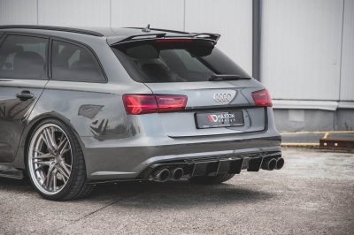 Дифузьор за задна броня Maxton design за Audi A6/S6 C7 (2015-2017)
