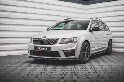 Спойлер за предна броня Maxton design за Skoda Octavia RS (2013-2016)