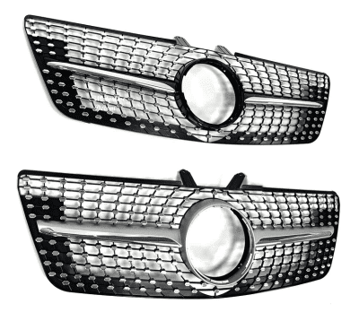 Предна решетка за Mercedes ML W164 ML320 ML350 ML550 ML63AMG 2009-2012