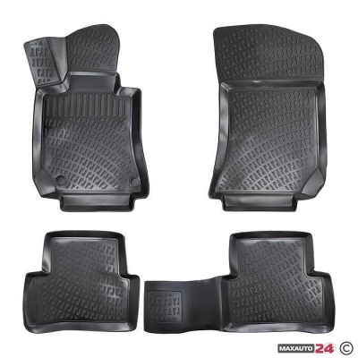 Гумени стелки тип леген за Mercedes E-class / w212 2010-2016, модел RizLine
