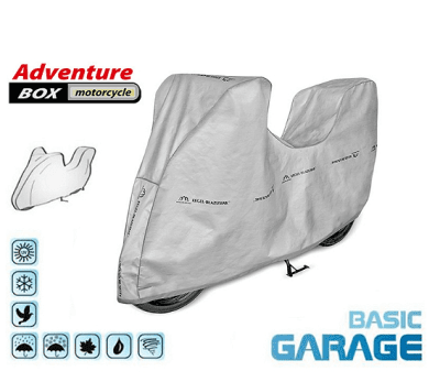 Adventure покривало за мотор Kegel Basic, тип кутия, сиво