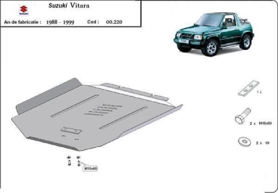 Метална кора под скоростна кутия SUZUKI VITARA 2D от 1989 до 1998