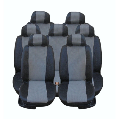 Калъфи/тапицерия за VW Touran, Sharan, Ford Galaxy, Citroen C8, Peugeot 307SW, Citroen C4 Grand Picasso, Peugeot 806, 807, Черни