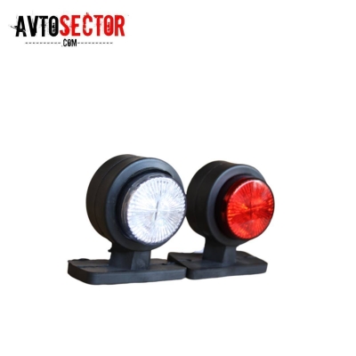 Комплект 2 бр LED габарит Рогче 12V 24V