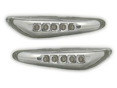 Диодни мигачи BMW E46 (01-05) / Е60 / X3 (04-09) - хром