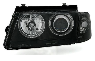 Кристални фарове Angel Eyes VW PASSAT 3B/ B5 (1997-2000) - черни