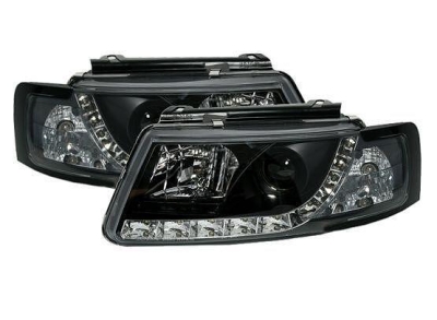 Кристални фарове Dayline VW PASSAT 3B/ B5 (97-00) - черни