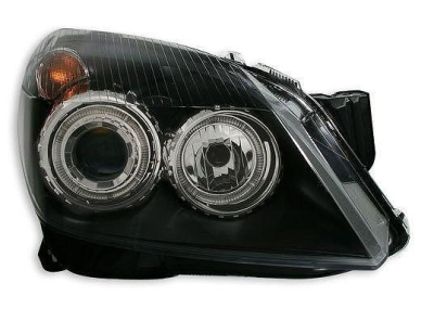Кристални фарове за OPEL ASTRA H (2004-2009) - черни