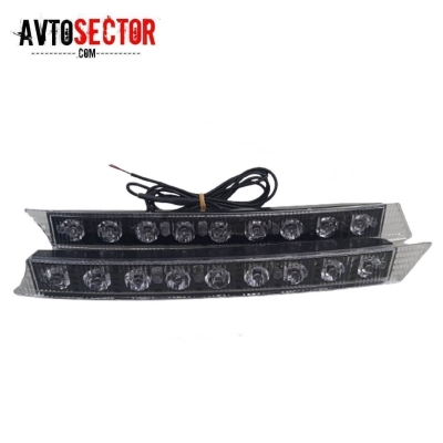 Комплект мощни LED диодни дневни светлини 12V 54W