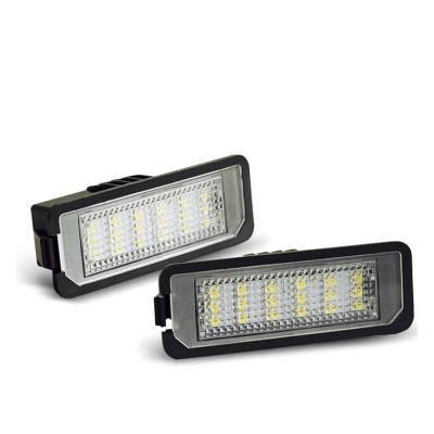 LED плафони за регистрационен номер за VW GOLF IV GOLF V PASSAT B6 PASSAT CC EOS PHATEON NEW BEETLE 06- SCIROCO LUPO 99-06 POLO 9N3