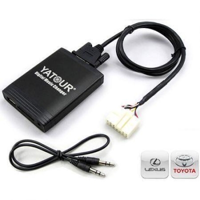 USB / MP3 audio interface с Bluetooth* за TOYOTA AVALON, AVENSIS, CAMRY, CELICA, COROLLA, HIGHLANDER, LANDCRUISER, RAV4, TACOMA, TUNDRA, YARIS / LEXUS ES, GS, GX, IS, LS, LX, RX, SC - с 5+7