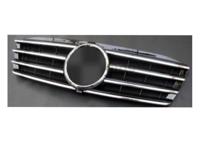 Решетка за Mercedes W203 (00-07) sedan - 4 ребра черна