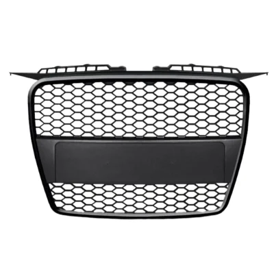 Решетка с поставка за емблема за Audi A3 (2003-2008) - RS-Look Черна