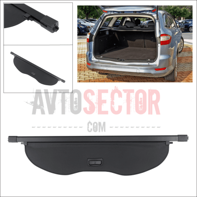 Щора за багажник за Ford Mondeo MK4 2007–2010 – черна