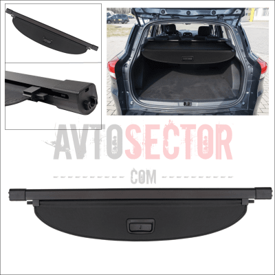 Щора за багажник за Renault Clio IV Grandtour 2012–2020 – черна