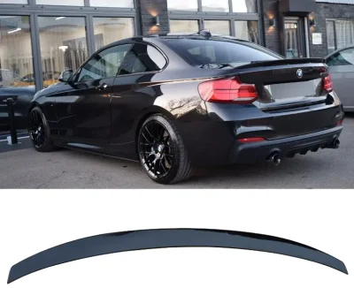 Спойлер за багажник за BMW F22 (2014-2021) - черен гланц