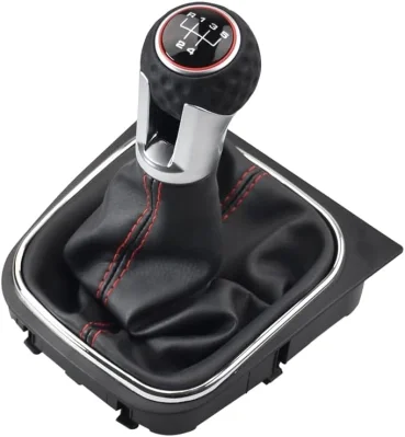 Топка скоростен лост + маншон 5 скорости за VW Golf 5 / Golf 6 / Jetta / EOS / Scirocco - OEM 5K0711113