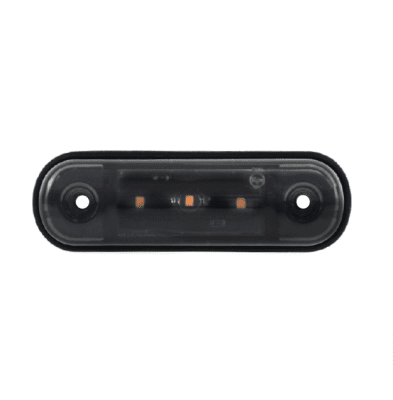 Жълта LED Габаритна светлина / Маркер - Опушен 3 диода 12V-24V