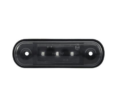Червена LED Габаритна светлина / Маркер - Опушен 3 диода 12V-24V