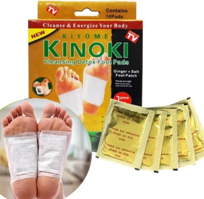 Комплект от 10бр. Детоксикиращи почистващи пластири лепенки Киноки Kinoki Gold