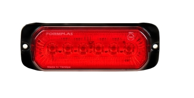 24LED Лед Диоден 12-24V Габарит Маркер Токос + аварийна блиц червена светлина мигаща за камион бус ван каравана платформа кемпер пътна помощ