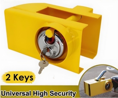 Универсален заключващ механизъм / катинар за теглич на ремарке, против кражба