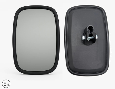 Универсално външно странично огледало за обратно виждане 26х17см за камион автобус строителни и селскостопански машини багери кемпери и др.