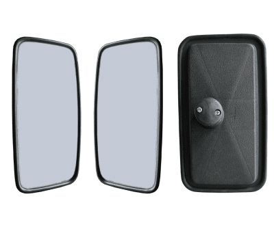 Комплект от 2 бр. универсални външни странични огледала за обратно виждане 335 mm x 190 mm за камион автобус строителни и селскостопански машини и др.