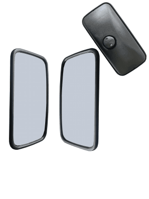 Комплект от 2 бр. универсални външни странични огледала за обратно виждане 384 mm x 190 mm за камион автобус строителни и селскостопански машини и др.
