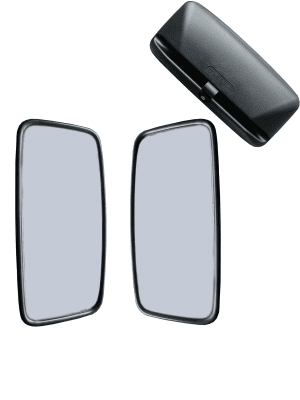 Комплект от 2 бр. универсални огледала за обратно виждане с основа 425 mm x 207 mm за камион автобус строителни и селскостопански машини и др.