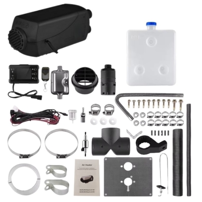 Дизелова суха печка с LCD дисплей и дистанционно управление – 5kW,  12V / 24V