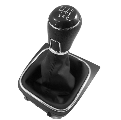 Топка скоростен лост с маншон от еко кожа  6 скорости за VW Golf Mk 5, Mk 6, Scirocco Mk3, Jetta Mk6, VW EOS ОЕМ 1K0711113