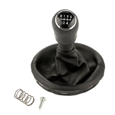 Топка Скоростен Лост с Маншон От Еко Кожа За VW Transporter T5 T5.1 5 Скорости ОЕМ 7H0711113 7E071144