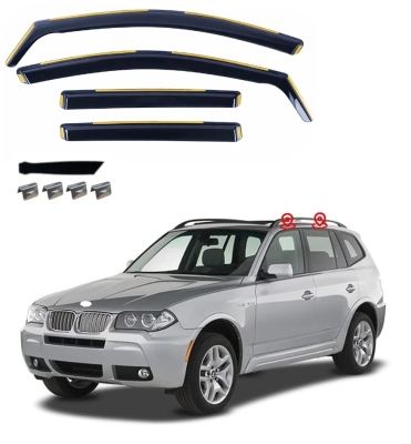 Комплект от 4бр. ветробрани за BMW X3 E83 2003 - 2010 г., марка FLEX