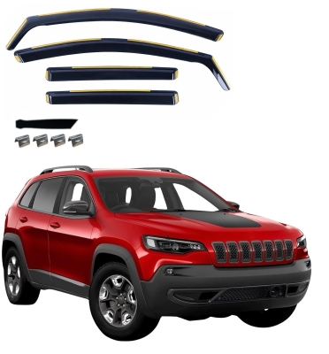 Комплект от 4бр. ветробрани за Jeep Cherokee V (KL) 2014 - 2023, марка FLEX