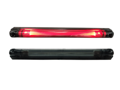 Червен LED габарит/контурна светлина – Опушен  6 Диода  24V  240 mm
