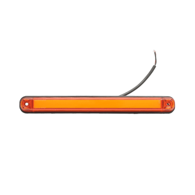 Жълт/Оранжев LED Габарит / Маркер с NEON ефект - 16 диода 12V-24V 235mm