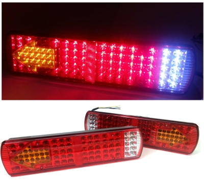 LED стопове мигач задна светлина 24V за камион бус ТИР, ремарке 2x ST0084