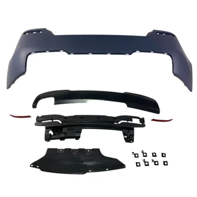 Задна броня за BMW F10 - M-Tech дизайн с отвори за парктроник грундирана